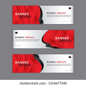 Red banner design template vector illustration, Geometric, polygonal Abstract background, texture, advertisement layout. web page. header for website. Graphic for billboard, gift voucher, card. 