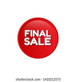 red banner final sale - label,sticker,tag 