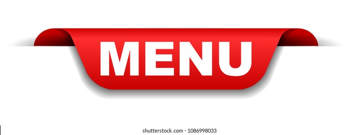 red banner menu