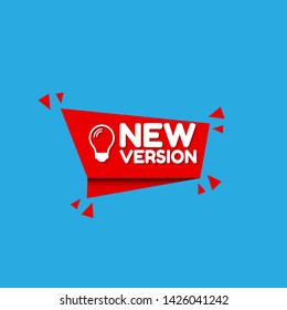 red  banner new version with bulb icon