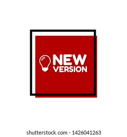 red  banner new version with bulb icon