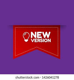 red  banner new version with bulb icon