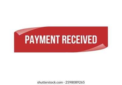 Red banner Offer Extended isolated on white background.
