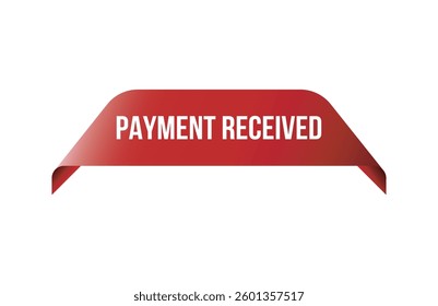 Red banner Offer Extended isolated on white background.