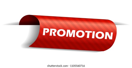 red banner promotion