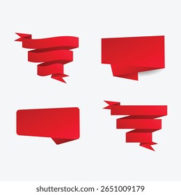  Conjunto de Clipart de Vector en blanco de la etiqueta engomada del Anuncio rojo Una colección de insignias rojas del starburst y del sunburst del Vector en estilo plano simple. Incluye etiquetas vintage, Anuncios en blanco y Plantillas adhesivas perfectas para el anuncio
