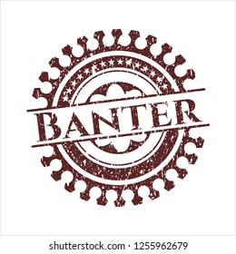 Red Banter rubber stamp