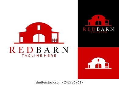 Red Barn Farm Livestock Logo Design