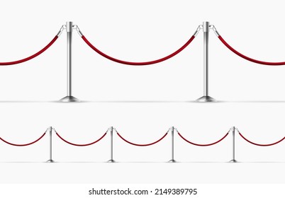 Red barrier vector clipart isolated on white background