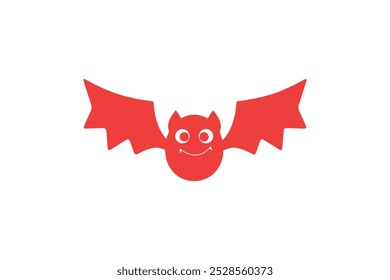 a red bat with wings