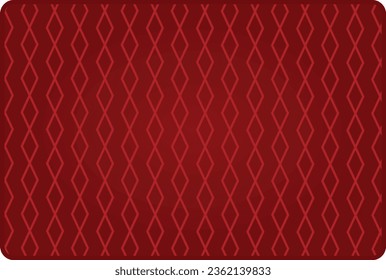 Alfombra de baño rojo. ilustración vectorial