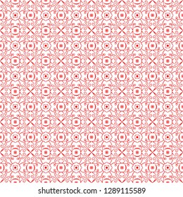 red batik with japan flag motif