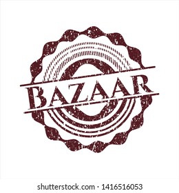 Red Bazaar rubber grunge seal