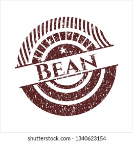 Red Bean distressed rubber stamp