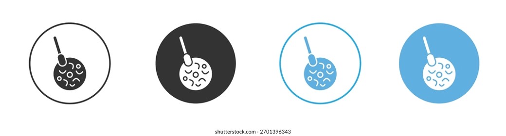 Red bean soup icon. Graphic icon design template