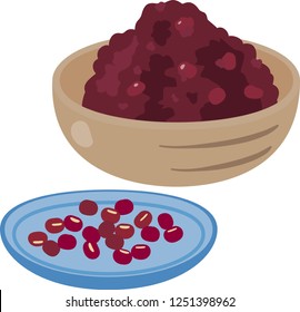 Red Beans And Bean Paste