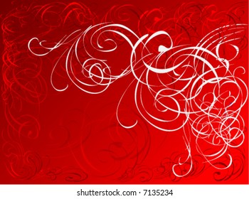 Red beautiful christmas background