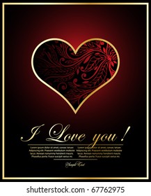 red beautiful heart