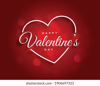 red beautiful valentines day background design