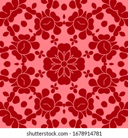 Red beauty pattern design, wedding texture, business card, invitation, template cover design