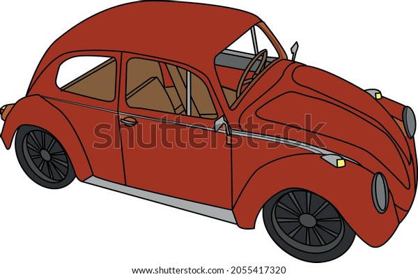 Red Beetle, Old car, beetle, vintage,\
car,means of transport,\
trasnportation\
