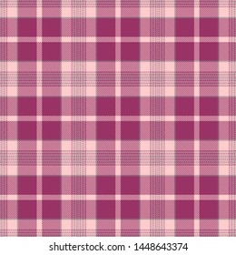 Red and Beige Tartan Plaid Scottish Seamless Pattern. Texture from tartan, plaid, tablecloths, shirts, clothes, dresses, bedding, blankets and other textile.