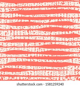 Red and Beige tie dye seamless pattern.  Shibori seamless print. Watercolor hand drawn batik.  Handmade watercolour shirt tie dye pattern. Japan traditional tile. Terracotta and White shibori.