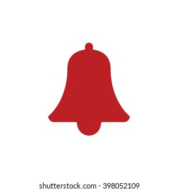 Red bell icon vector illustration