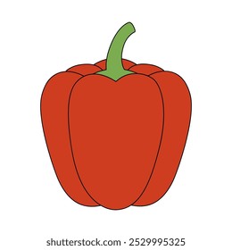 Red Bell Paper coloring pages for kids. Trace and color Red Bell Paper. Red Bell Paper Vegetable Flashcard for kids. Kindergarten and preschool worksheets printable for kids. 