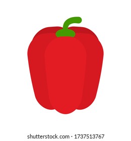 Pimienta roja o caimanes dulces. Ilustración vectorial, aislada en un fondo blanco.