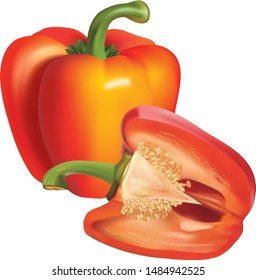 Red bell pepper is very tempting and much preferred by mothers to add flavor to dishes that will add spicy flavor, can be processed in the form of pieces or in the form of powder