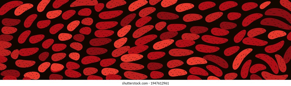 red berry backdrop vector background