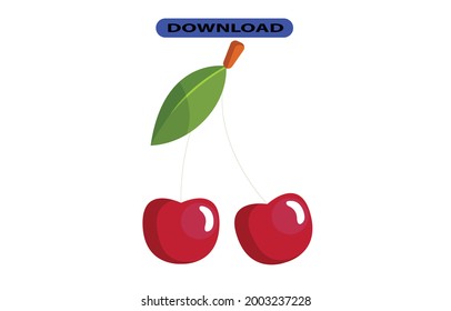 red berry icon or logo high resolution