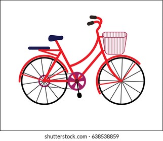 Red bicycle
