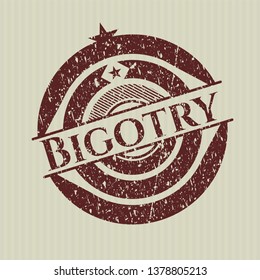 Red Bigotry with rubber seal texture