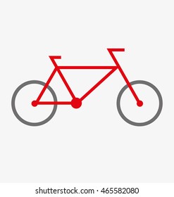 red bike
