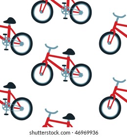 red bike seamless wallpaper