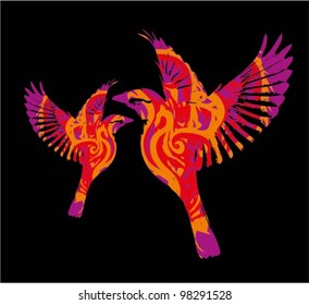 red bird