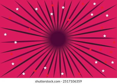 red and black abstract background. Comic banner design with copy space.