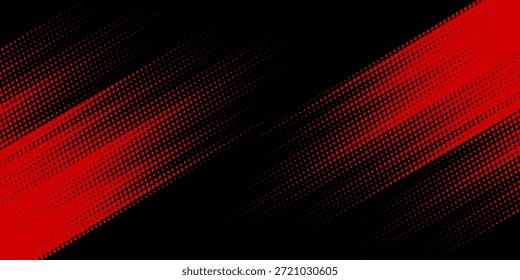 Fondo abstracto negro rojo. Deporte grunge