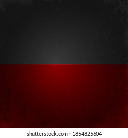 Red and black abstract background with grungy scratches for your text and design - vector illustration