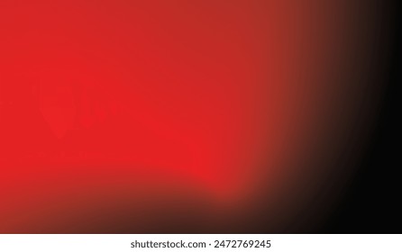 Red black abstract background. Smooth transitions of iridescent colors.Red black background gradient.

