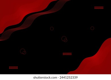 red black abstract background. vector illustration red abstract geometric background.