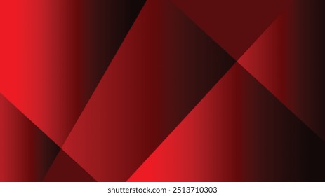 Projeto de vetor de fundo abstrato vermelho e preto. Fundo vermelho. Fundo da cor de gradação vermelha. Modelo para banner, web, cartão, prêmio, convite, apresentação, promoção do produto, etc