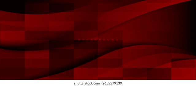fondo Abstractas rojo y negro. Vector