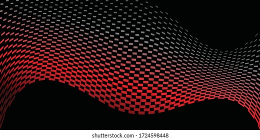 red and black abstract digital background. Vector