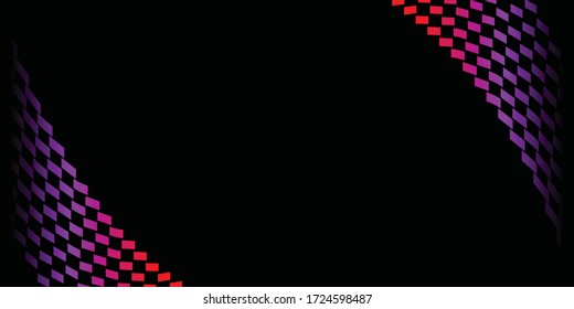 red and black abstract digital background. Vector