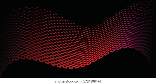 red and black abstract digital background. Vector