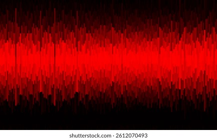 Red and black abstract duotone lines background design