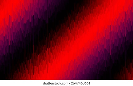 Red and black abstract duotone lines background design